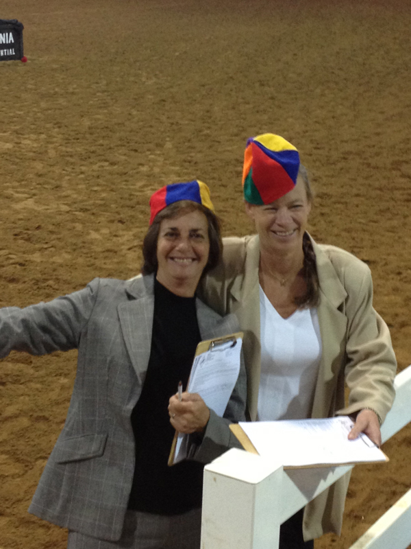 Robin and Cindy Griffeth judging in Virginia